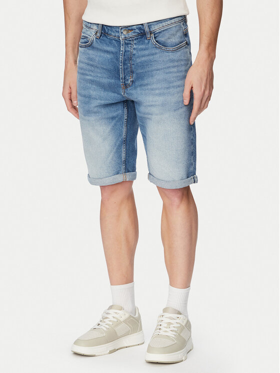 HUGO HUGO Jeansshorts 50556163 Blau Regular Fit