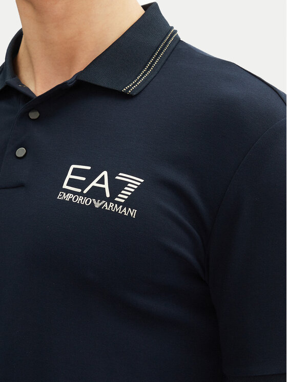 EA7 Emporio Armani EA7 Emporio Armani Polokošile 7M000300 AF13739 UB102 Tmavomodrá Slim Fit
