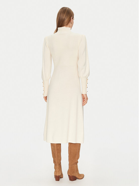 Luisa Spagnoli Luisa Spagnoli Kootud kleit Magalin 58414 Ekrüüvärv Regular Fit