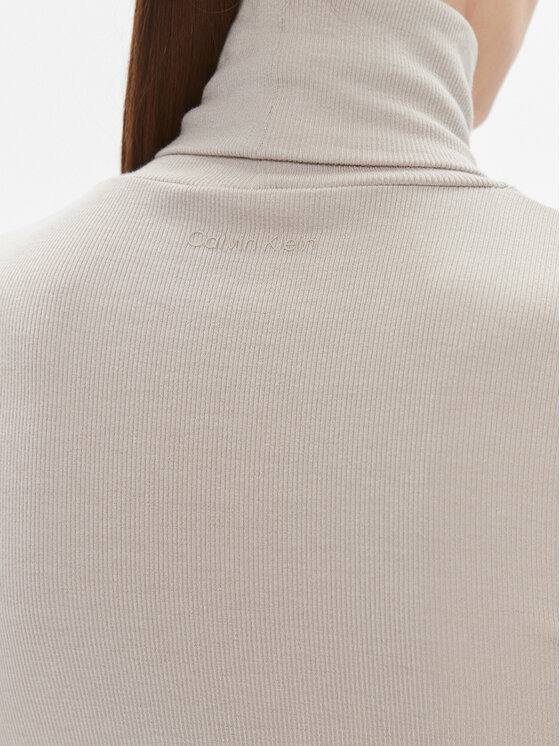 Calvin Klein Calvin Klein Rollkragenpullover K20K206053 Beige Slim Fit