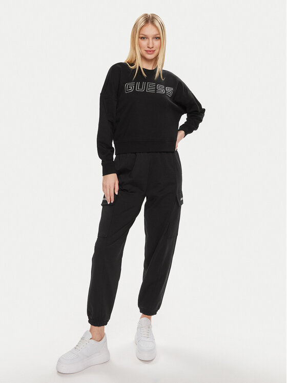 Guess Guess Felpa Skylar V4GQ07 K8802 Nero Relaxed Fit