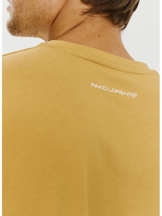 Pako Lorente Pako Lorente T-Shirt P24SF-TT-001 Żółty Regular Fit