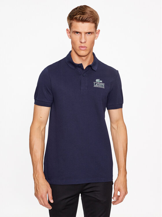 Lacoste Polokošeľa PH1136 Tmavomodrá Regular Fit