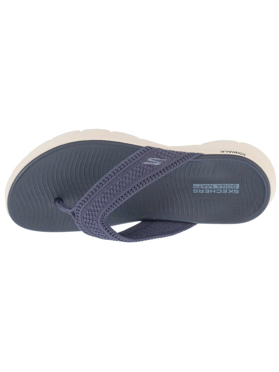 Skechers Skechers Japonki Skechers Go Walk Flex Sandal - Holly Granatowy