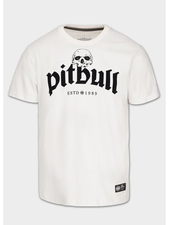 PITBULL PITBULL T-Shirt TRES PERROS VIEJOS Biały Regular Fit