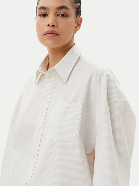 Herskind Herskind Marškiniai Lex 5567172 Écru Relaxed Fit