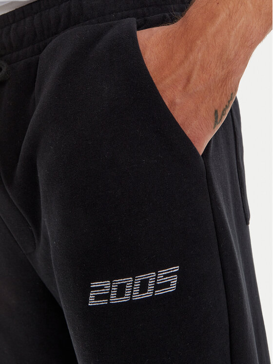 2005 2005 Pantaloni trening Unisex Cascade Negru Relaxed Fit
