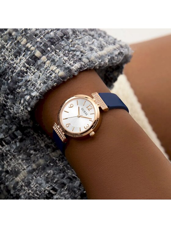 Guess Guess Hodinky GW0912L Tmavomodrá