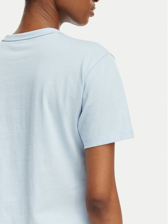 HUGO HUGO T-shirt Damacia_7 50561233 Svijetlo plava Regular Fit