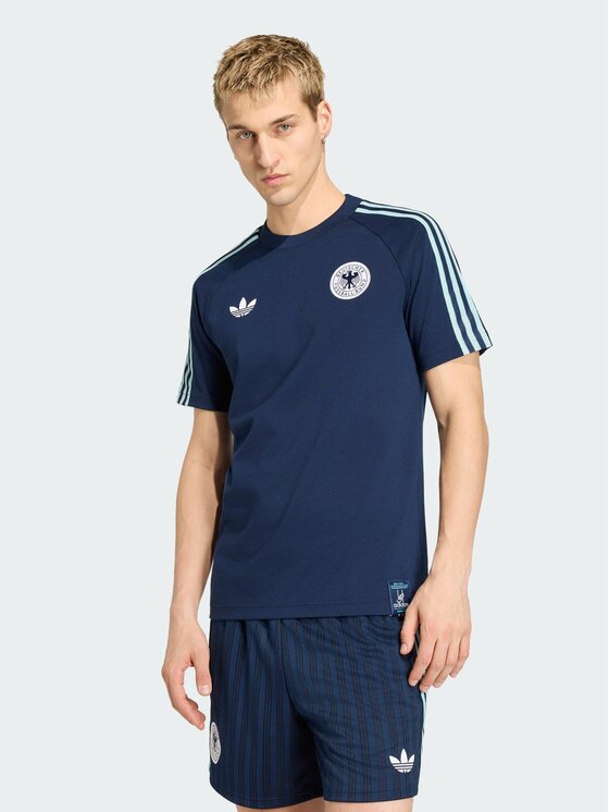 adidas adidas Koszulka techniczna 161699 Niebieski jasny Slim Fit