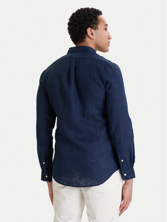 Polo Ralph Lauren Polo Ralph Lauren Риза 710968915506 Тъмносин Slim Fit