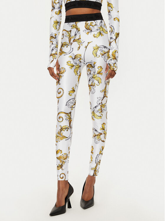 Női Leggings Versace Jeans Couture, Méret: 42, Fehér, 78HAC101