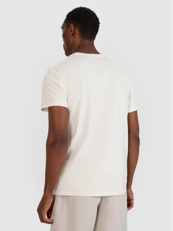 4F 4F T-Shirt SS MIDSHOP TEXTILE Biały Regular Fit