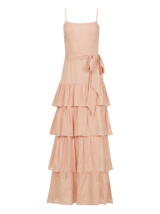 LAURELLA LAURELLA Sukienka codzienna 4SS129 Różowy Regular Fit