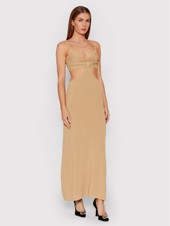 Marciano Guess Marciano Guess Трикотажна сукня Cora 2GGK04 5674Z Коричневий Slim Fit