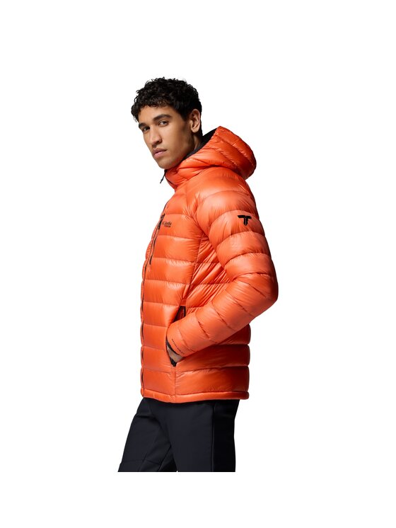 Columbia Columbia Kurtka puchowa 208877 Pomarańczowy Regular Fit