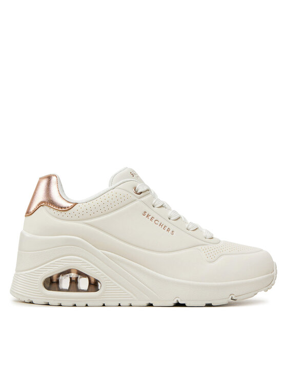 Sneakers Skechers Uno Wedge - Hi Steps 177520/WHT Alb