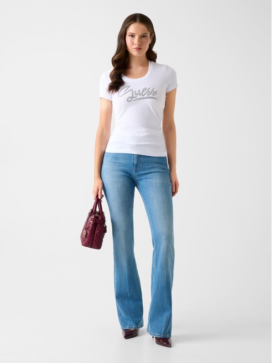 Guess Guess Majica W6RI24 J1314 Bela Regular Fit