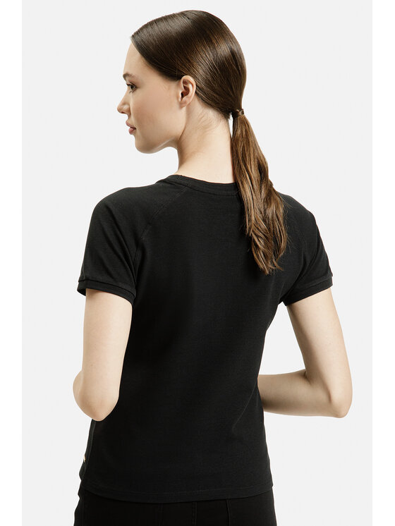 Cross Jeans Cross Jeans T-Shirt 56222-020 Czarny