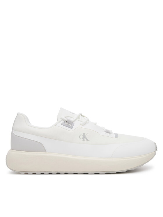 Calvin Klein Jeans Calvin Klein Jeans Sneakersy Athleisure Runner Tech Ripstop YM0YM01205 Bílá