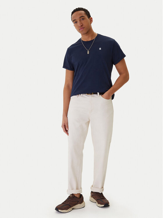 G-Star Raw G-Star Raw T-Shirt Lash R T D16396-2653-B111 Granatowy Regular Fit