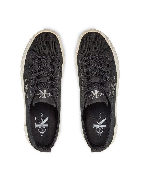 Calvin Klein Jeans Calvin Klein Jeans Kedai Bold Vulc Flatf Low Lace Mix Mtl YW0YW01465 Juoda