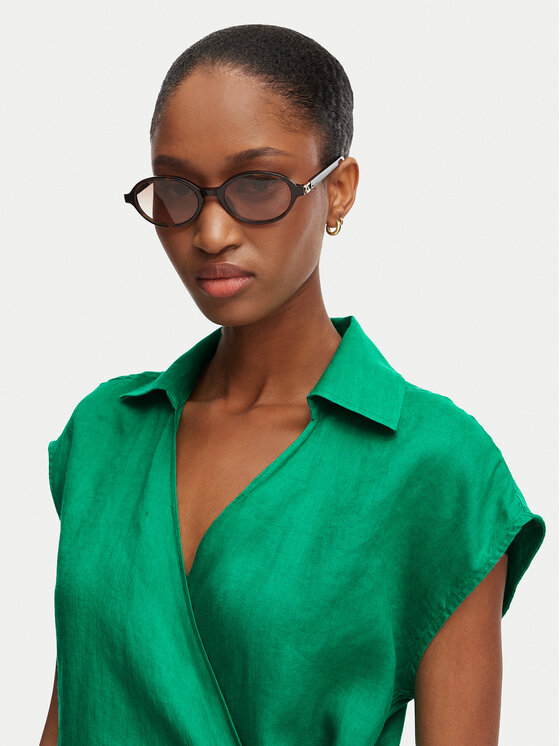Tommy Hilfiger Tommy Hilfiger Blusa WW0WW49632 Verde Regular Fit
