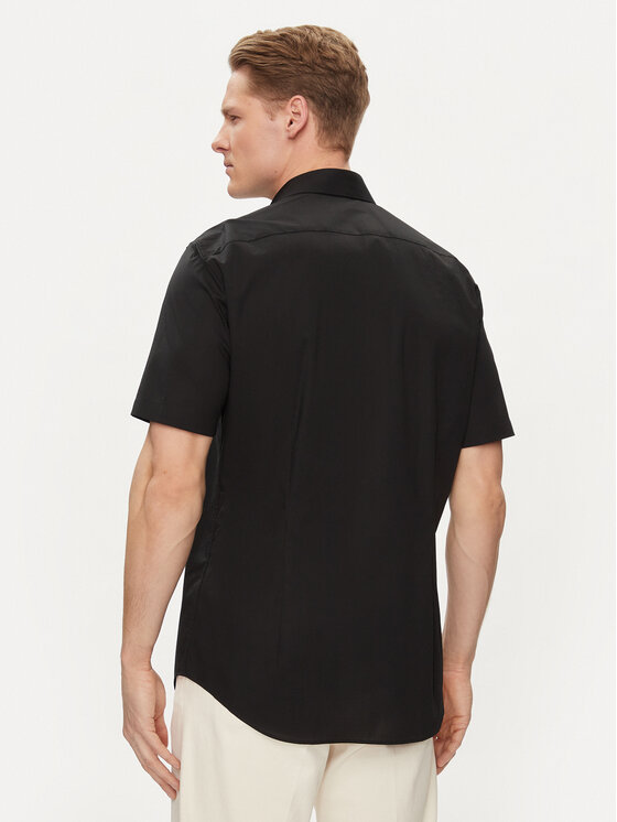 Tommy Hilfiger Tommy Hilfiger Πουκάμισο Core MW0MW34626 Μαύρο Slim Fit