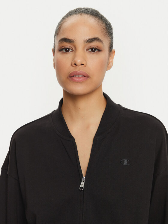 Champion Champion Majica dugih rukava 117542 Crna Loose Fit