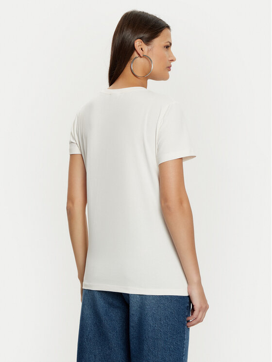 Guess Guess T-krekls V3BI11 J1314 Écru Regular Fit