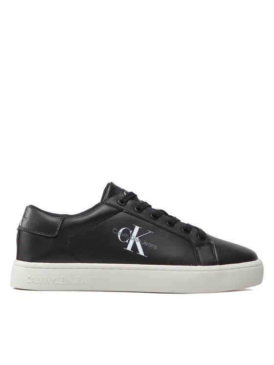 Calvin Klein Jeans Calvin Klein Jeans Laisvalaikio batai Classic Cupsole Laceup Low Lth YM0YM00491 Juoda