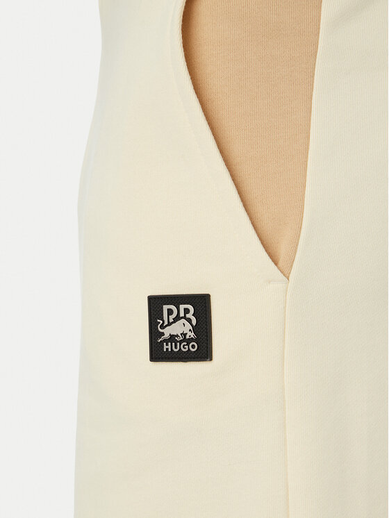 HUGO HUGO Шорти от плат Despen_RB 50559712 Екрю Relaxed Fit