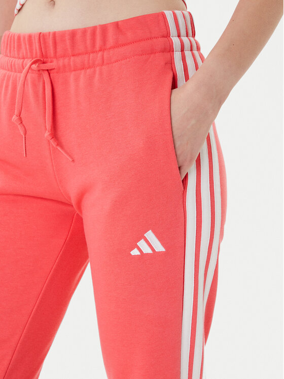 adidas adidas Donji dio trenerke Essentials 3-Stripes KE4387 Koraljna Regular Fit
