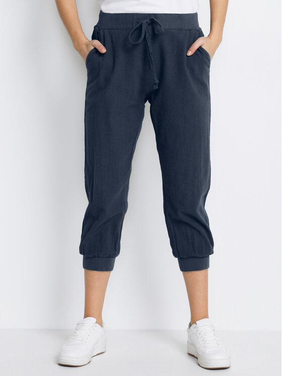 Kaffe Kaffe Stoffhose Naya 10502803 Dunkelblau Regular Fit