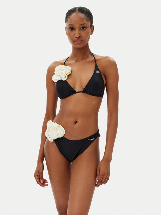 KARL LAGERFELD KARL LAGERFELD Bikini-Oberteil A2W46056 Schwarz