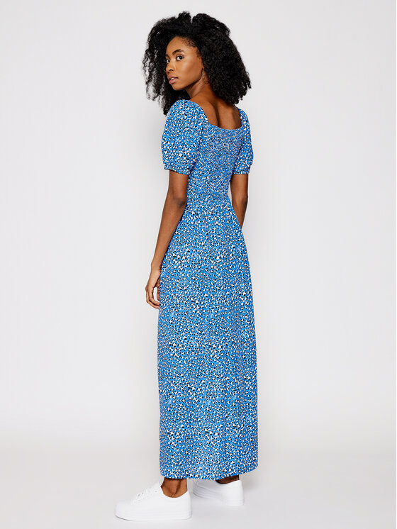 Tommy Jeans Tommy Jeans Ежедневна рокля Leo Print DW0DW09841 Син Regular Fit