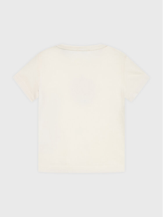 United Colors Of Benetton United Colors Of Benetton Тишърт 3I1XA1007 Екрю Regular Fit