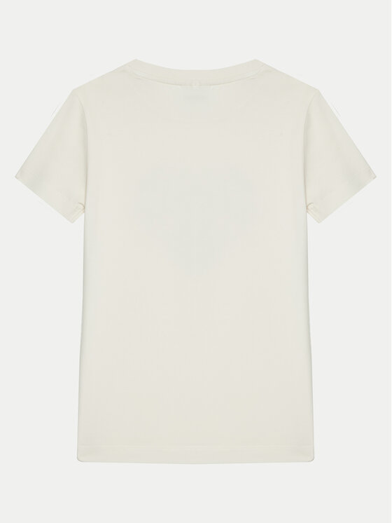 Guess Guess T-krekls J5RI46 J1314 Écru Regular Fit