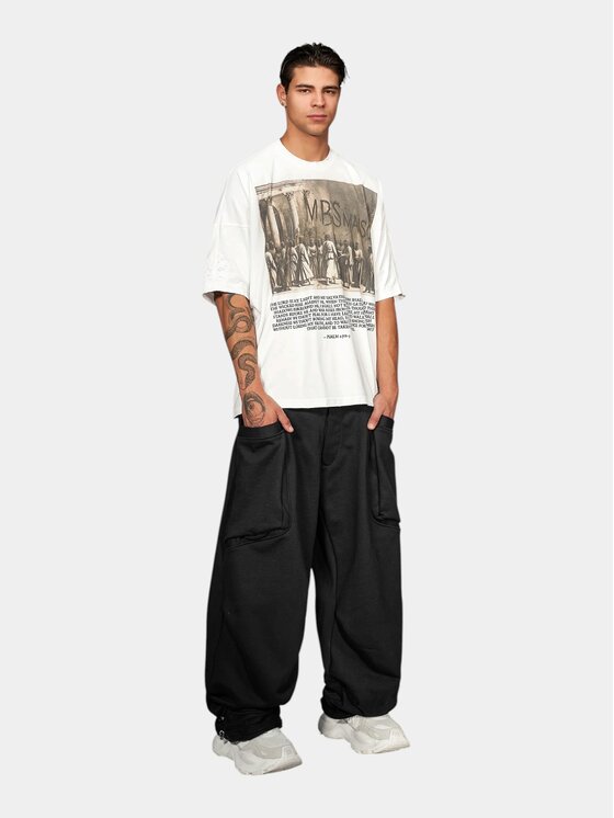 MADE BY SOCIETY MADE BY SOCIETY T-Shirt The Covenant - T17459 Biały Basic Fit