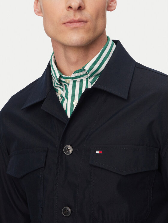 Tommy Hilfiger Tommy Hilfiger Μπουφάν μεταβατικό MW0MW38712 Σκούρο μπλε Regular Fit