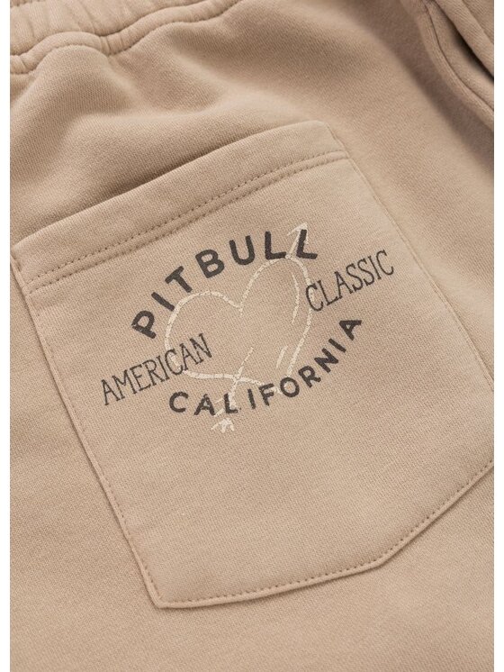 PITBULL PITBULL Szorty MANZANITA HEART Beżowy Regular Fit