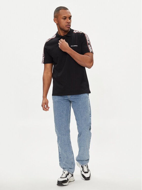 Karl Lagerfeld Jeans Karl Lagerfeld Jeans Jeans hlače 241D1108 Modra Straight Fit