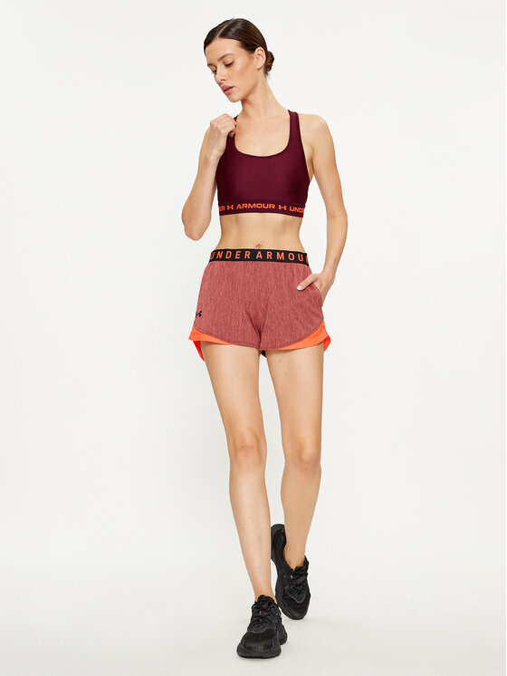 Under Armour Under Armour Αθλητικό σορτς Play Up Twist Shorts 3.0 1349125 Κόκκινο Loose Fit