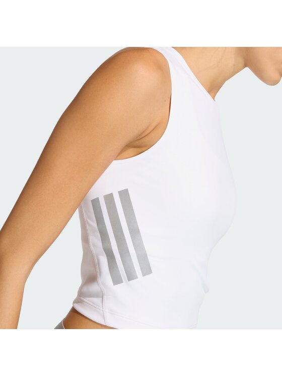 adidas adidas Top 158702 Biały Fitted Fit