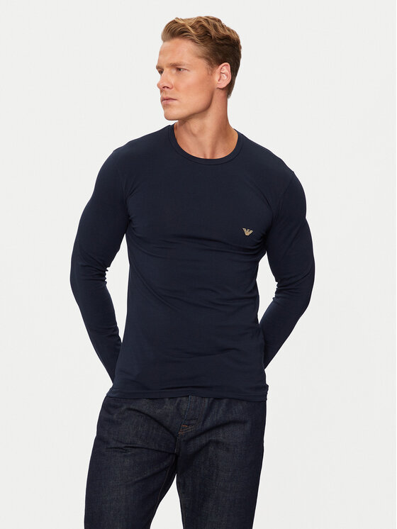 Emporio Armani Underwear Emporio Armani Underwear Hosszú ujjú 111023 4F512 00135 Sötétkék Slim Fit