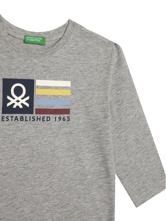 United Colors Of Benetton United Colors Of Benetton Bluse 3I1XG10JZ Grau Regular Fit