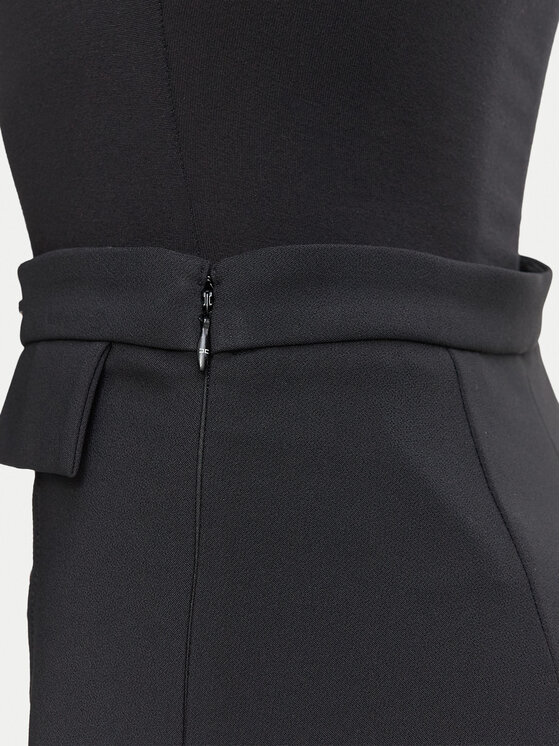 Elisabetta Franchi Elisabetta Franchi Штани з тканини PA-196-66E2-V360 Чорний Palazzo Fit