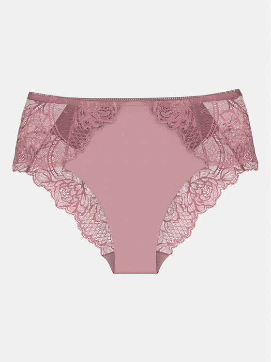Triumph Triumph Klasične spodnje hlačke z visokim pasom Wild Peony Florale 10209626 Roza