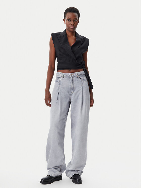 BOSS BOSS Jeansy 50529959 Šedá Loose Fit