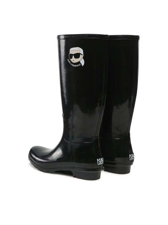 KARL LAGERFELD KARL LAGERFELD Γαλότσες KL47090N Μαύρο